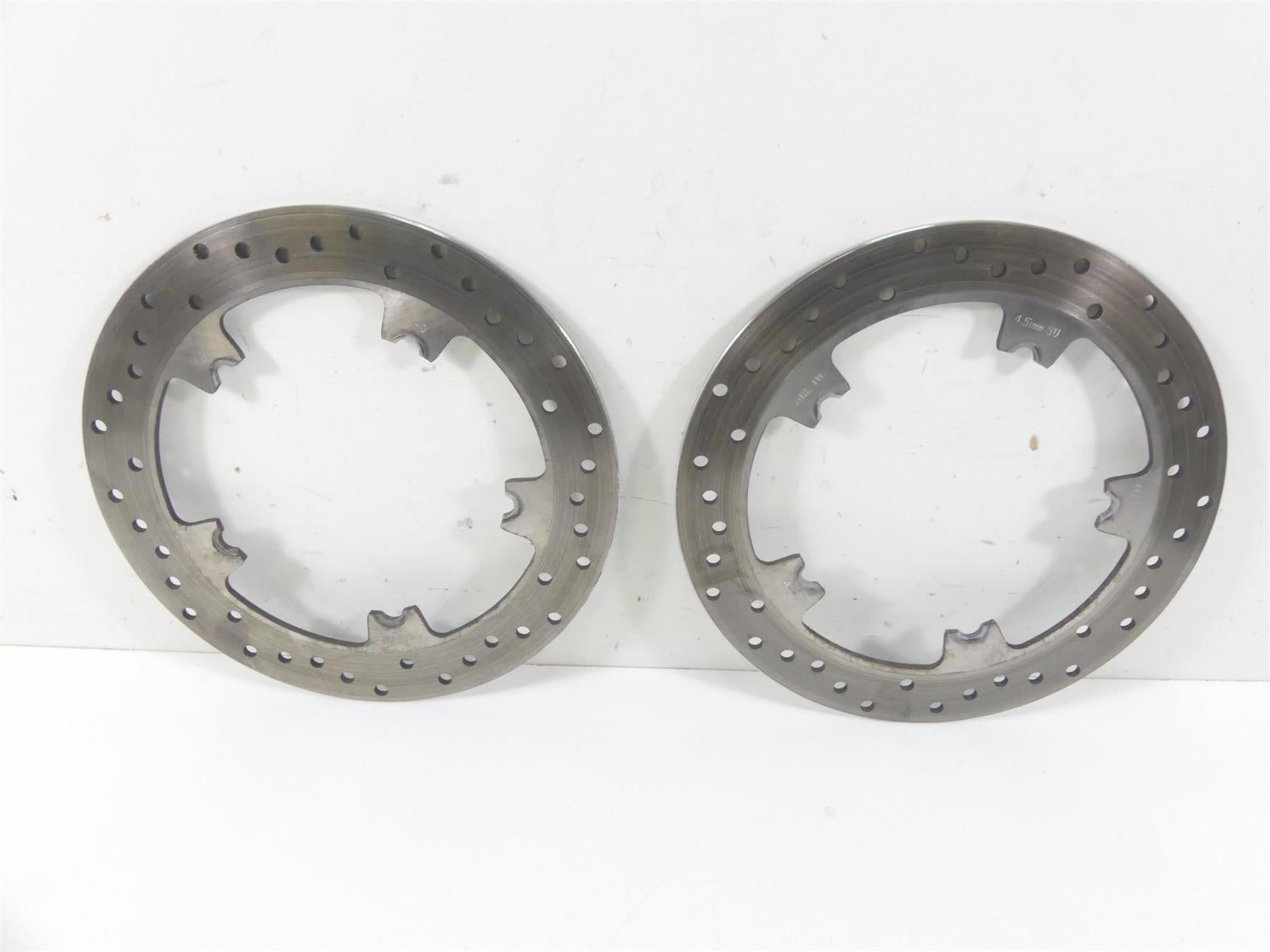 2011 Harley VRSCF Muscle Rod Front Brake Rotor Disc Set 44553-06A