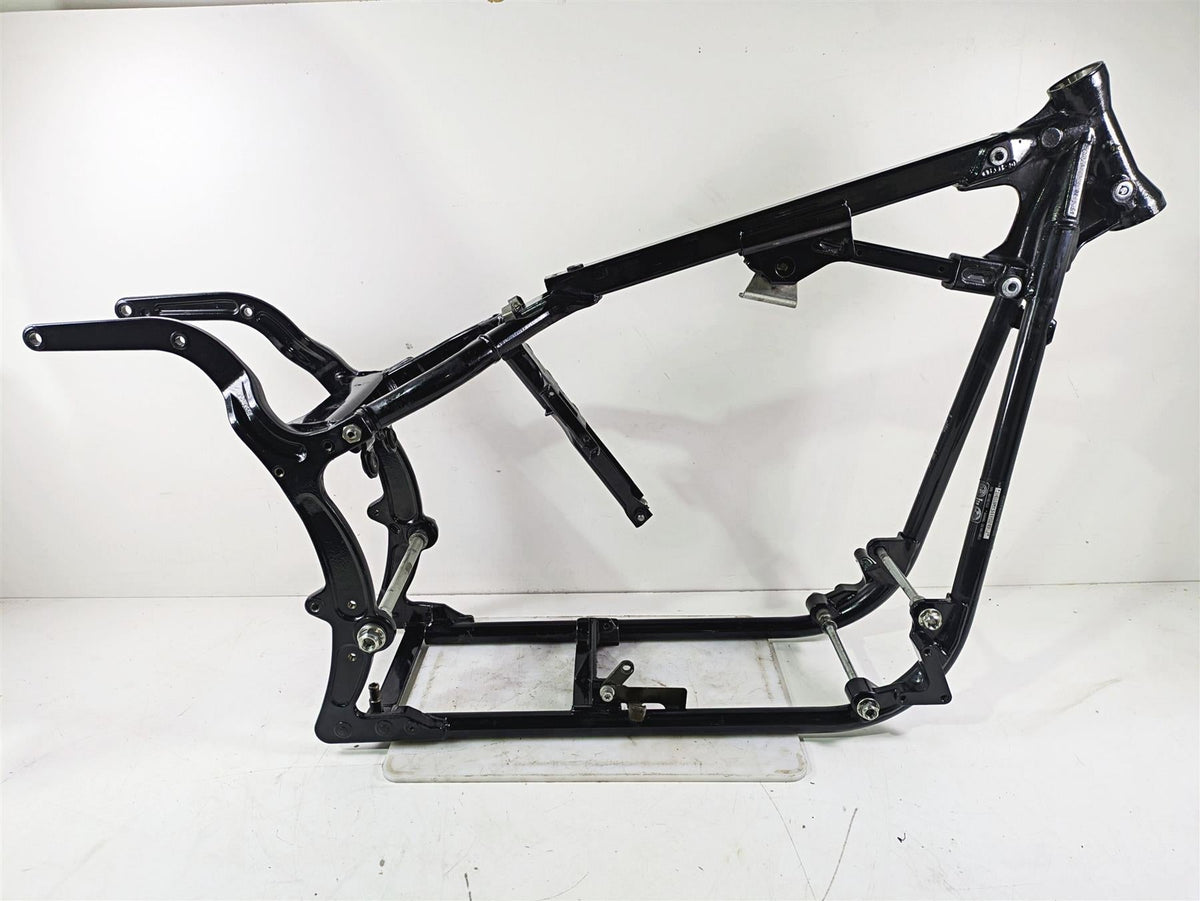 2004 Harley Softail FLSTF Fat Boy Straight Main Frame Chassis With Salvage Texas Title 47008-00C {{ shop.shopifyCountryName }} - Mototech271