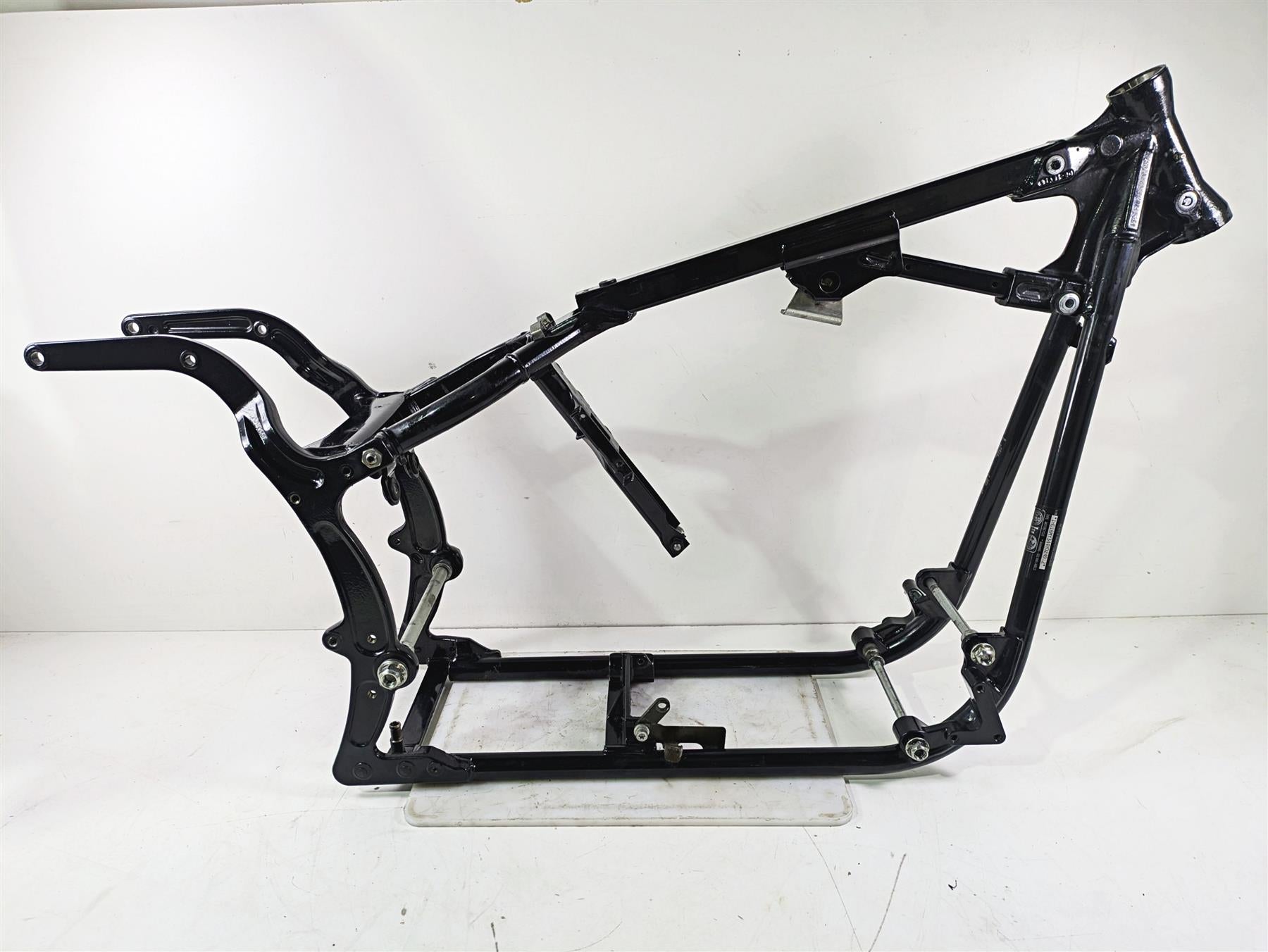 2004 Harley Softail FLSTF Fat Boy Straight Main Frame Chassis With Salvage Texas Title 47008-00C | Mototech271