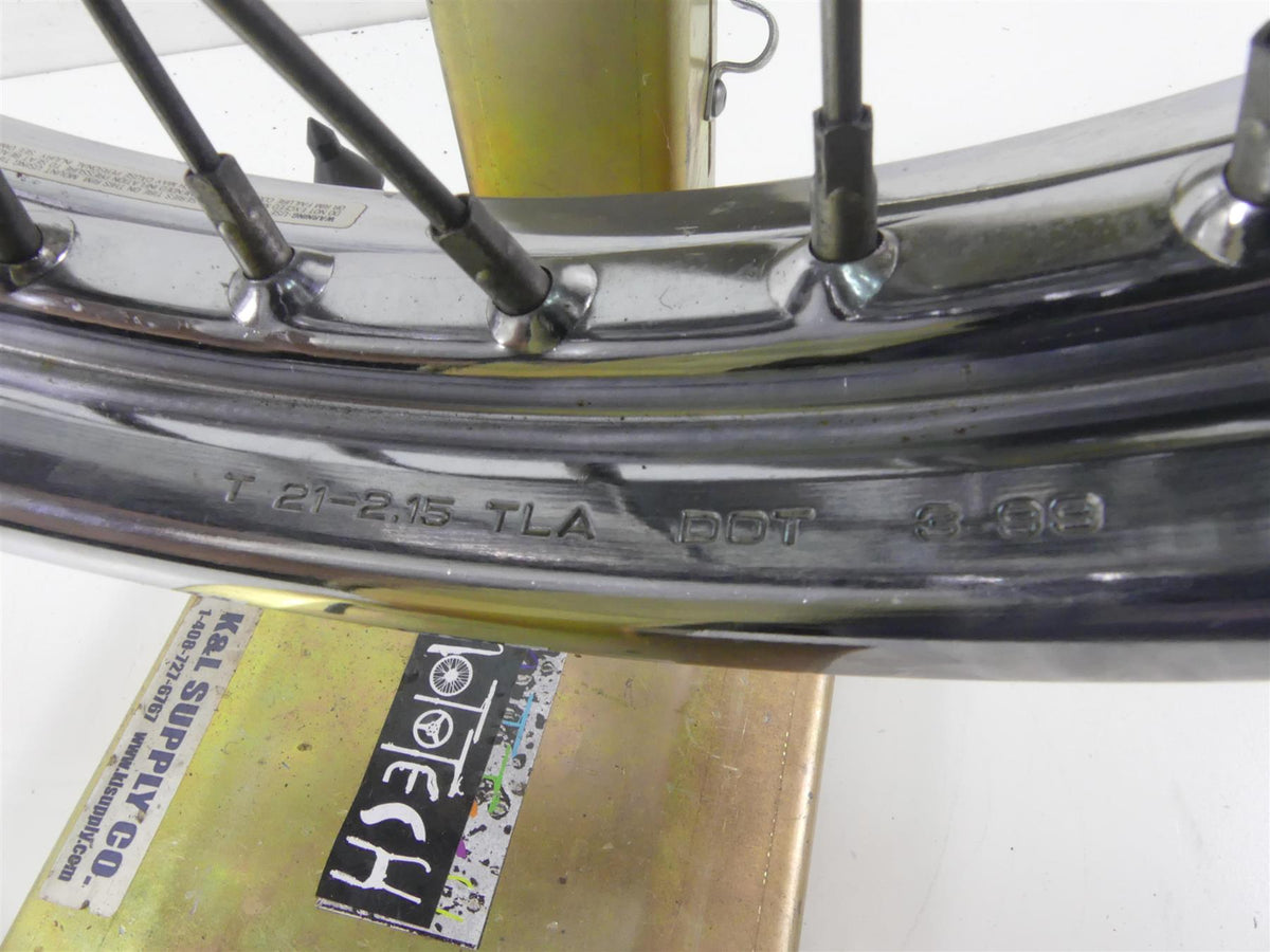 1999 Harley FXSTS Softail Springer 21x2.15 Front Wheel Spoke Rim - Read 43676-88C {{ shop.shopifyCountryName }} - Mototech271