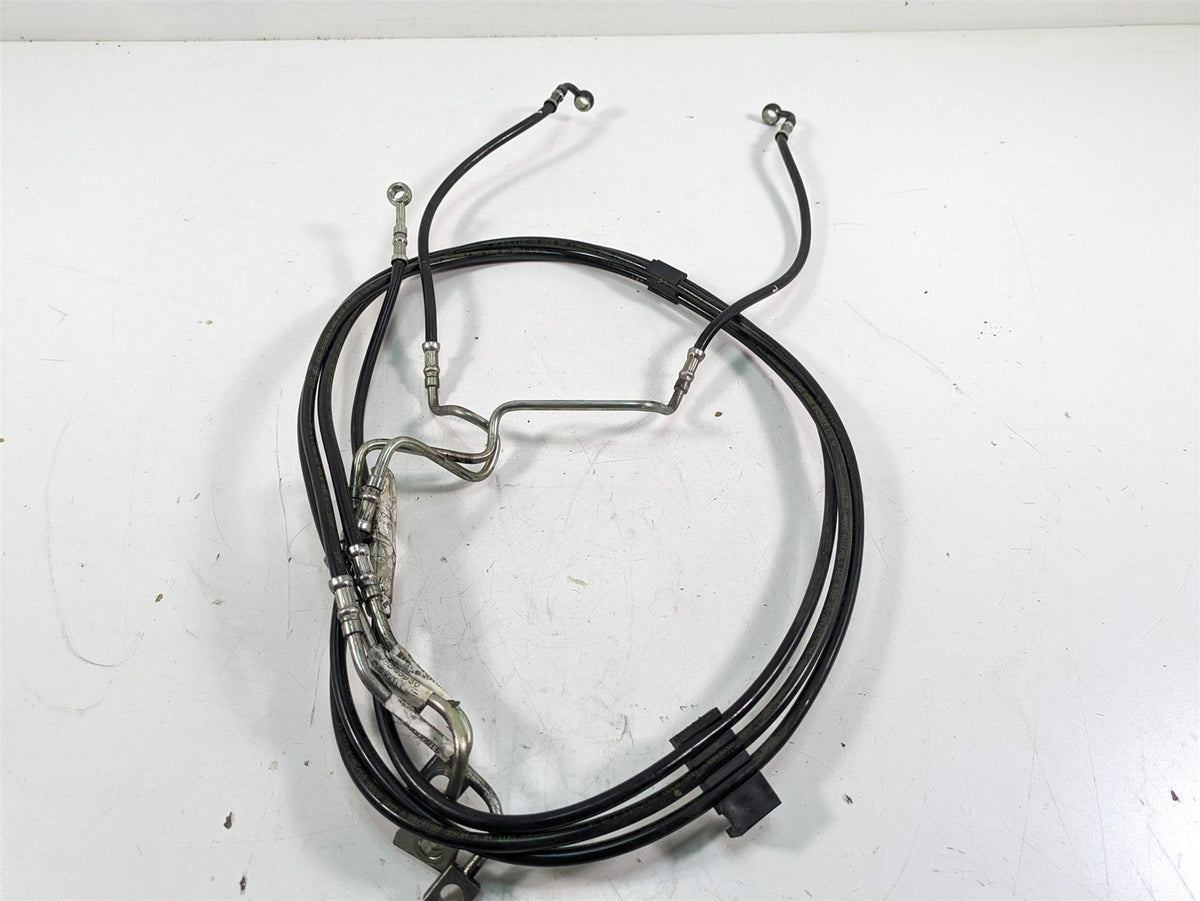 2014 Harley Touring FLHTK Electra Glide Front Abs Brake Line Hose Set 41800544 {{ shop.shopifyCountryName }} - Mototech271
