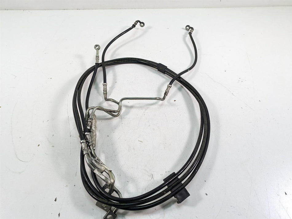 2014 Harley Touring FLHTK Electra Glide Front Abs Brake Line Hose Set 41800544 {{ shop.shopifyCountryName }} - Mototech271