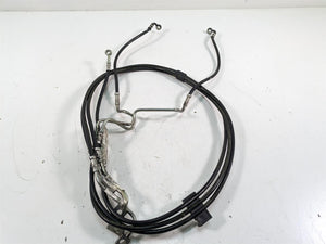 2014 Harley Touring FLHTK Electra Glide Front Abs Brake Line Hose Set 41800544