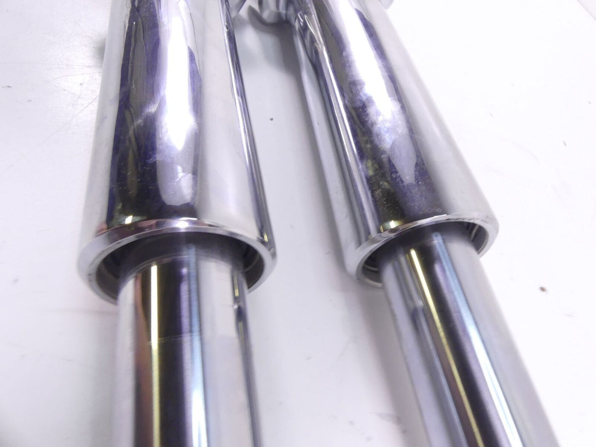 2004 Harley Touring FLHRSI Road King Straight Chrome Front Forks 41mm 46537-02A {{ shop.shopifyCountryName }} - Mototech271