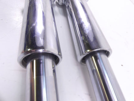 2004 Harley Touring FLHRSI Road King Straight Chrome Front Forks 41mm 46537-02A {{ shop.shopifyCountryName }} - Mototech271