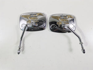1999 Harley Touring FLHTCUI E-Glide Live to Ride Chrome Short Mirrors 91875-88A