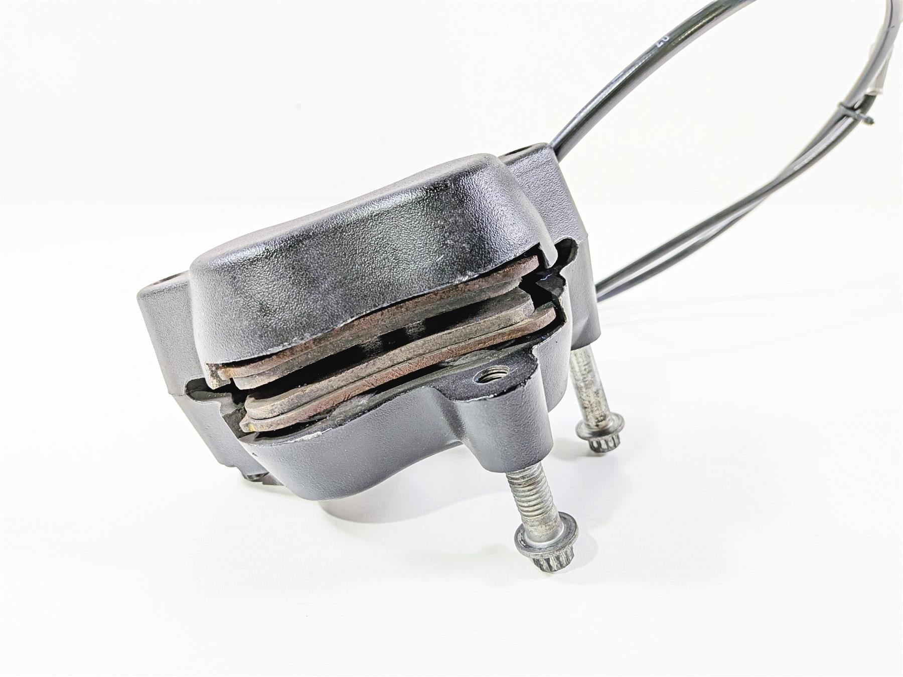 2009 Harley FXCWC Softail Rocker Front Brake Caliper + Line - Read 44464-08 {{ shop.shopifyCountryName }} - Mototech271