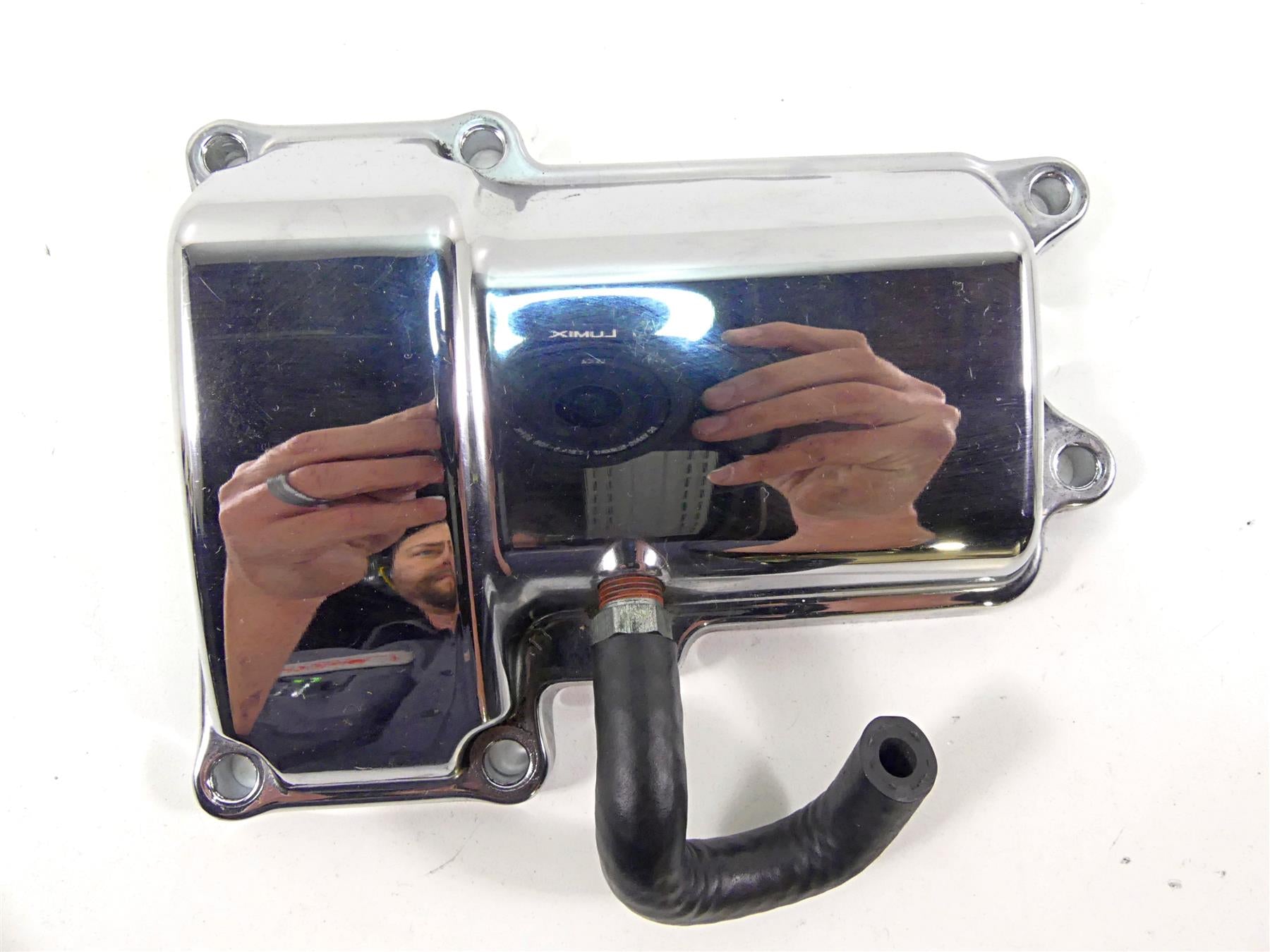 2007 Harley Touring FLHRSE CVO Road King Chrome Upper Tranny Cover 34471-06A {{ shop.shopifyCountryName }} - Mototech271