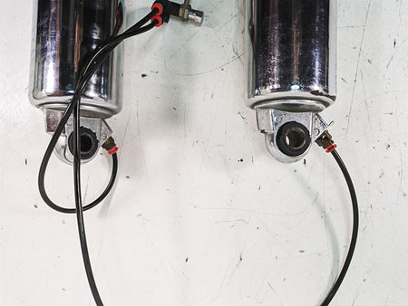 2008 Harley FLHTCU Electra Glide Rear Chrome Air Shock Damper 12" Set {{ shop.shopifyCountryName }} - Mototech271