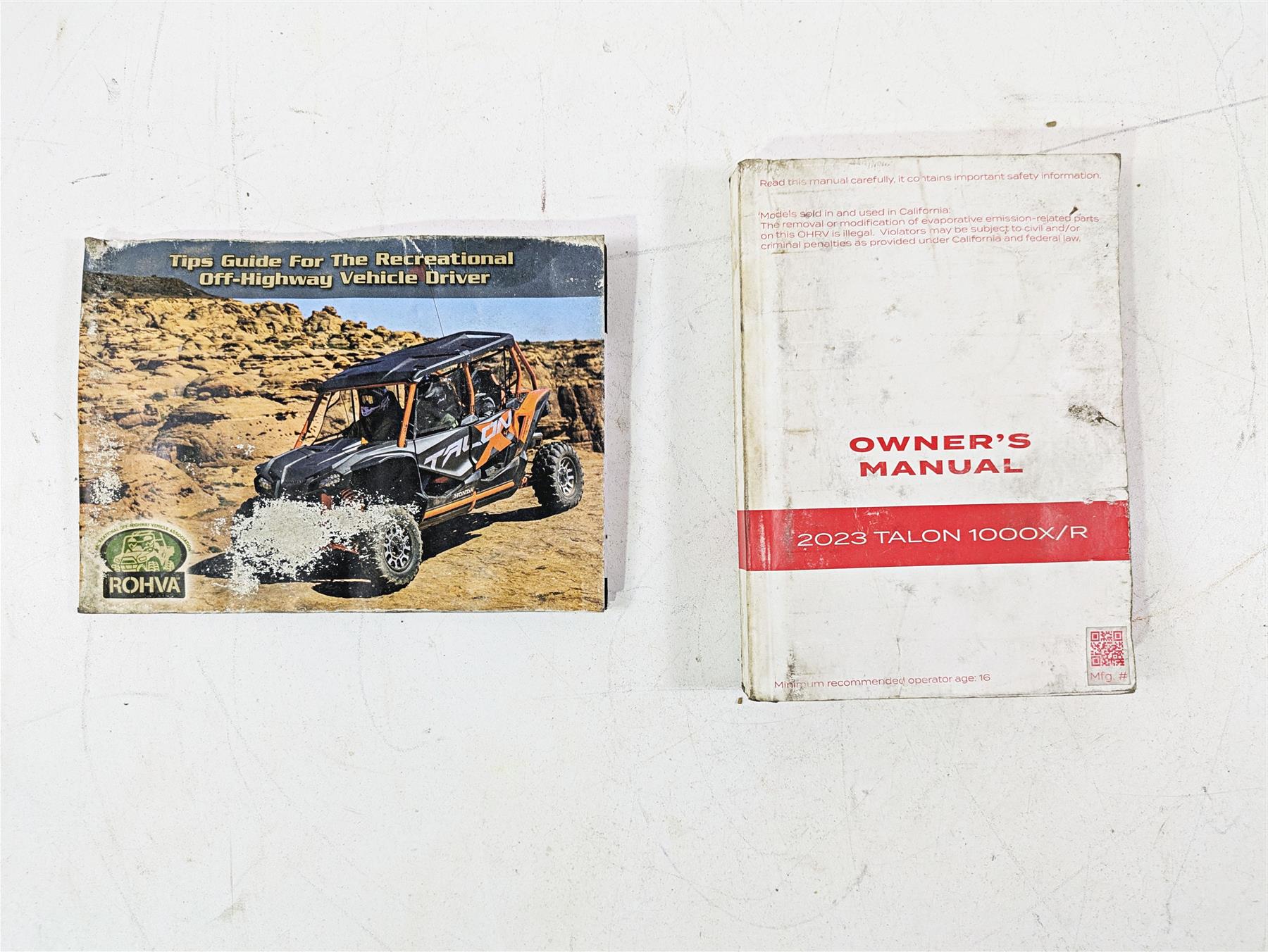 2023 Honda Talon SXS1000 S2R Owners Manual Booklet & Tips Guide 00X31-HL6-6410 {{ shop.shopifyCountryName }} - Mototech271
