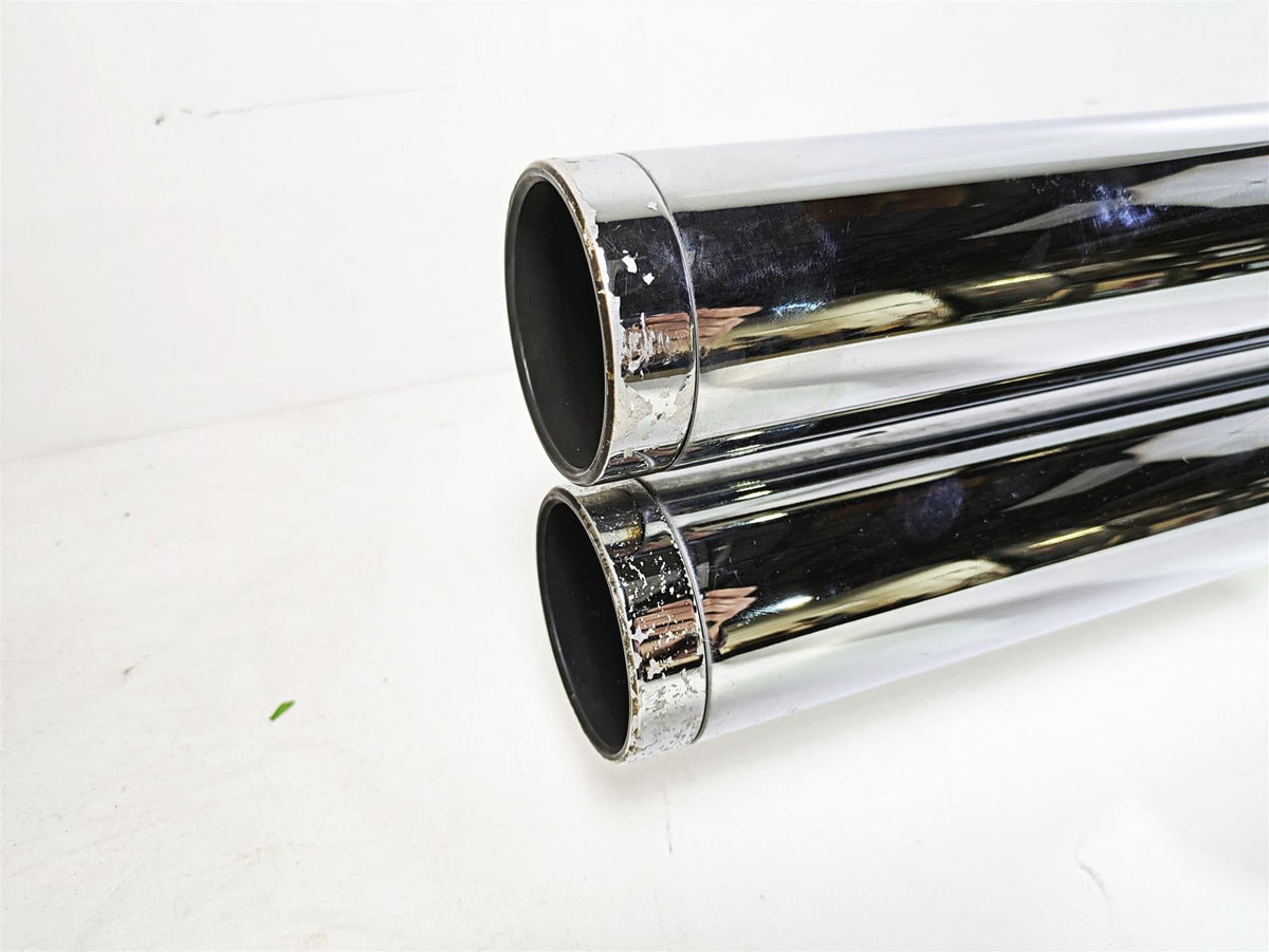 2002 Honda VTX1800 Retro Hard Krome 3" Big Straights Exhaust System Set 45-2830 {{ shop.shopifyCountryName }} - Mototech271