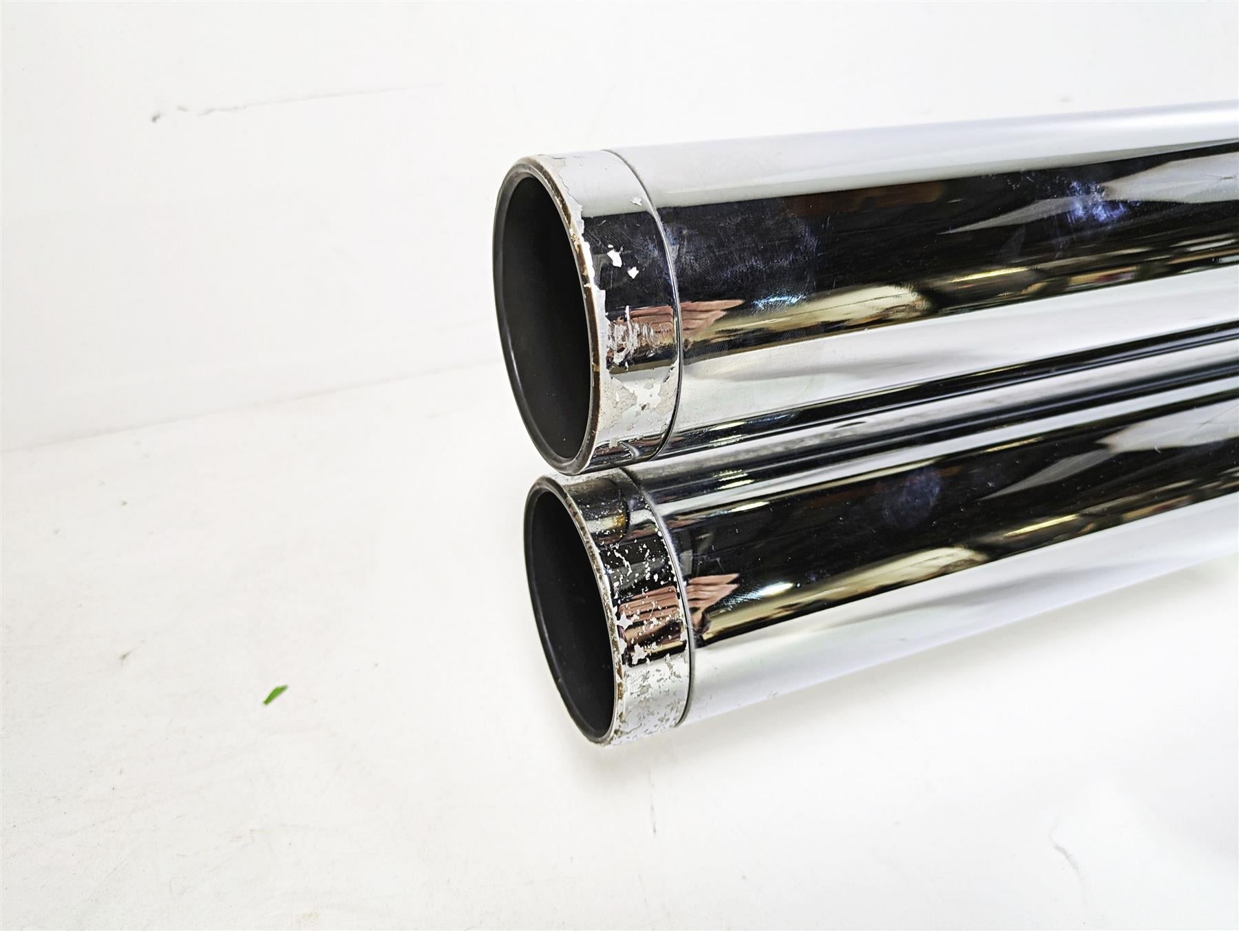 2002 Honda VTX1800 Retro Hard Krome 3" Big Straights Exhaust System Set 45-2830 {{ shop.shopifyCountryName }} - Mototech271