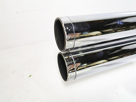 2002 Honda VTX1800 Retro Hard Krome 3" Big Straights Exhaust System Set 45-2830 {{ shop.shopifyCountryName }} - Mototech271