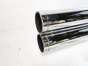 2002 Honda VTX1800 Retro Hard Krome 3" Big Straights Exhaust System Set 45-2830 | Mototech271