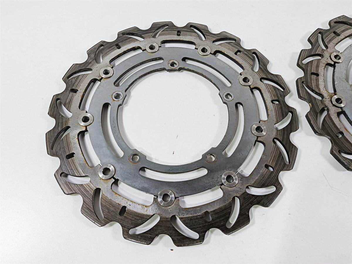 2008 Yamaha YZF R1 RN19 Voodoo Wave Front Brake Disc Rotor Set 4C8-2581T-00-00 {{ shop.shopifyCountryName }} - Mototech271