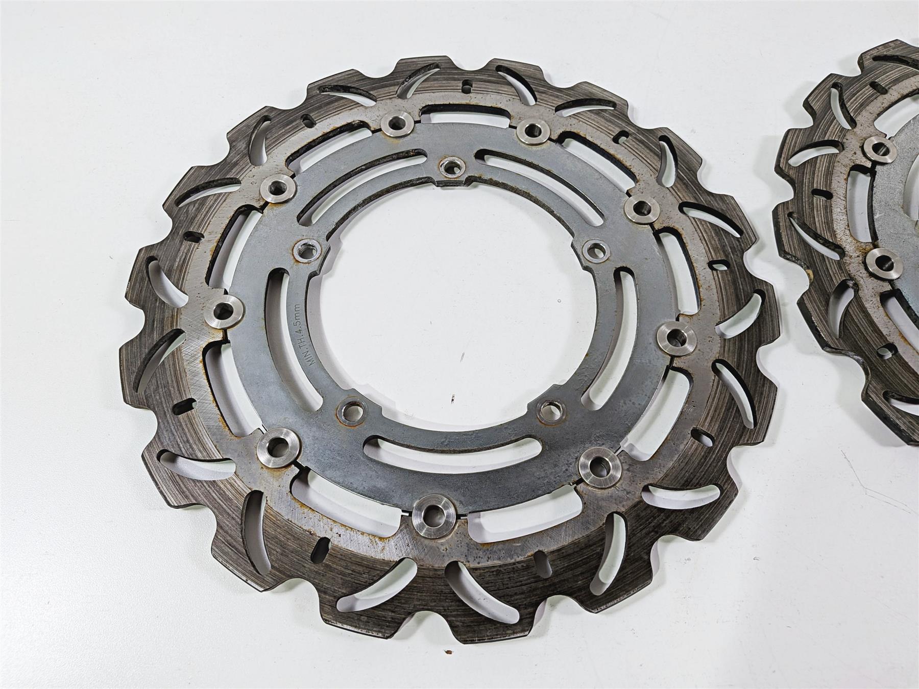 2008 Yamaha YZF R1 RN19 Voodoo Wave Front Brake Disc Rotor Set 4C8-2581T-00-00 {{ shop.shopifyCountryName }} - Mototech271