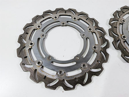 2008 Yamaha YZF R1 RN19 Voodoo Wave Front Brake Disc Rotor Set 4C8-2581T-00-00 {{ shop.shopifyCountryName }} - Mototech271