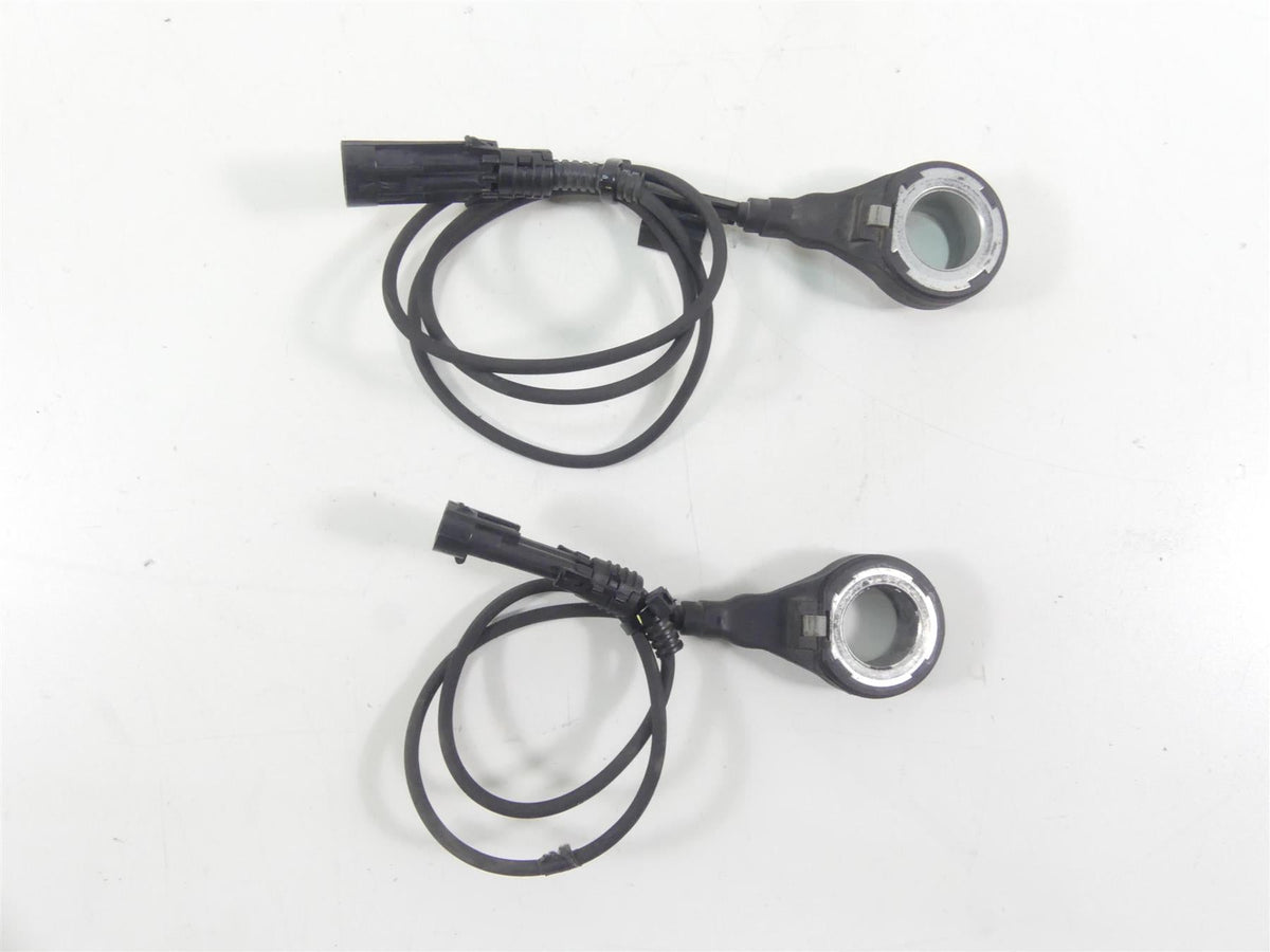 2014 Harley Touring FLHTK Electra Glide Abs Brake Wheel Speed Sensors 40615-08 {{ shop.shopifyCountryName }} - Mototech271