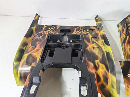 2001 Yamaha Banshee YFZ350 Painted Flames Front Rear Fairings 2GU-W2151-B1-00 {{ shop.shopifyCountryName }} - Mototech271