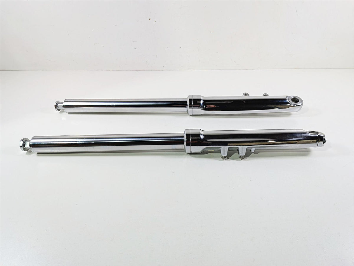 2009 Harley FXCWC Softail Rocker Straight Chrome Front Fork Leg Set 46950-08 {{ shop.shopifyCountryName }} - Mototech271