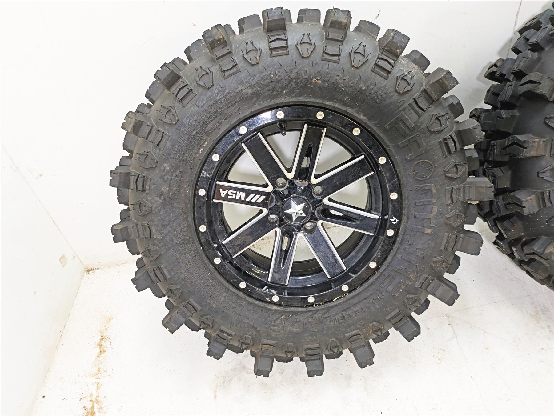 2022 CFMoto Zforce 950 Sport MSA Offroad 14x7 & Frontline ACP Tire Set M41-04756 {{ shop.shopifyCountryName }} - Mototech271