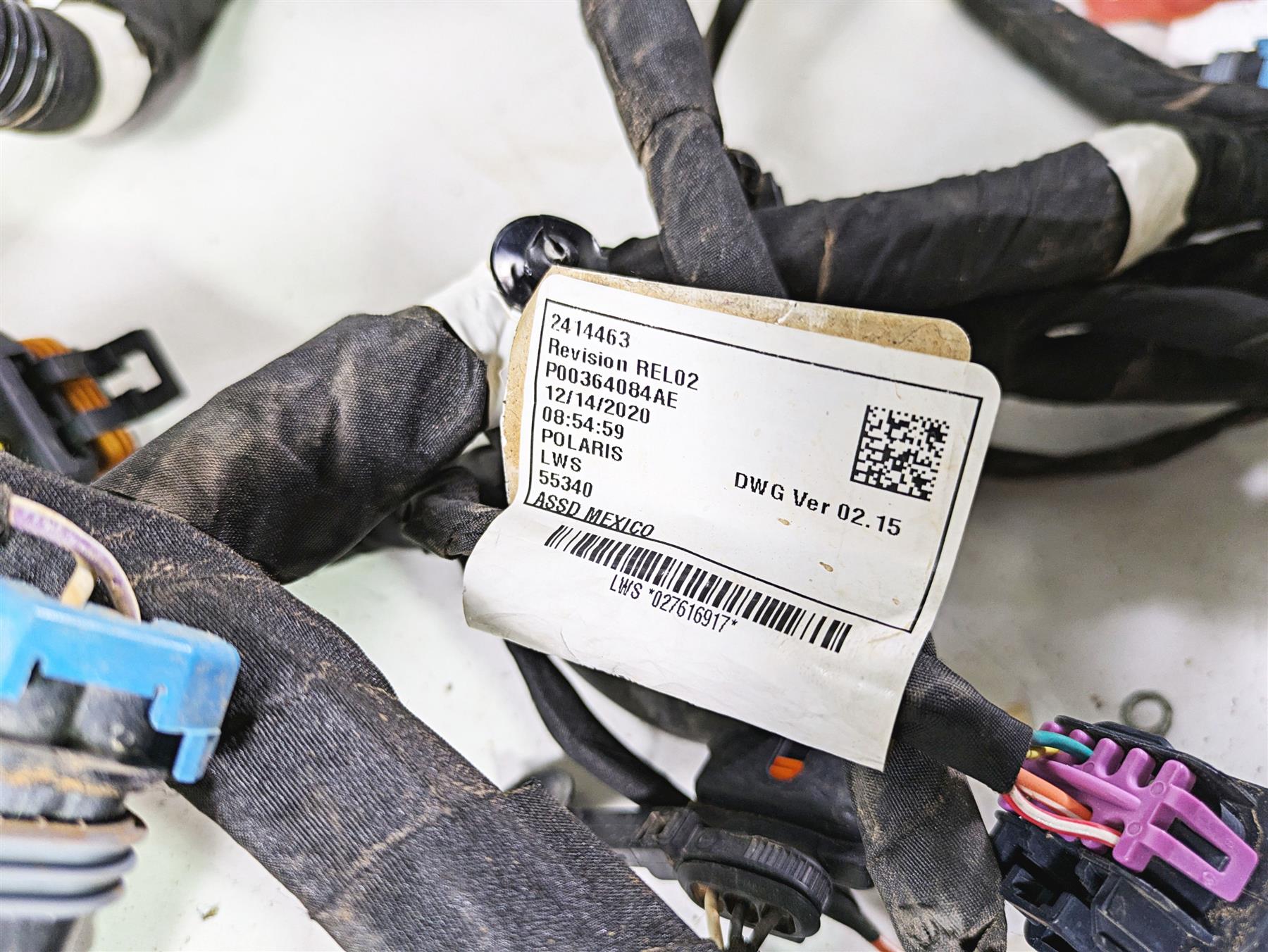 2021 Polaris RZR1000 XP Premium Main Wiring Harness Loom 2414463 {{ shop.shopifyCountryName }} - Mototech271
