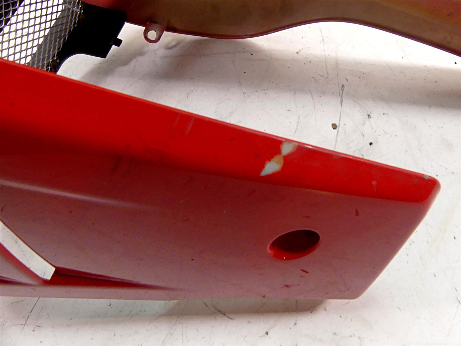 2013 Ducati Diavel Red Lower Engine Spoiler Cover Fairing 48013161A 48013151A {{ shop.shopifyCountryName }} - Mototech271