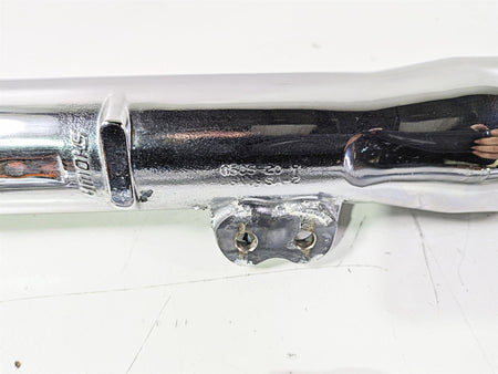 2007 Harley FXDWG Dyna Wide Glide Straight Chrome Front Fork Leg Set 47288-06A {{ shop.shopifyCountryName }} - Mototech271