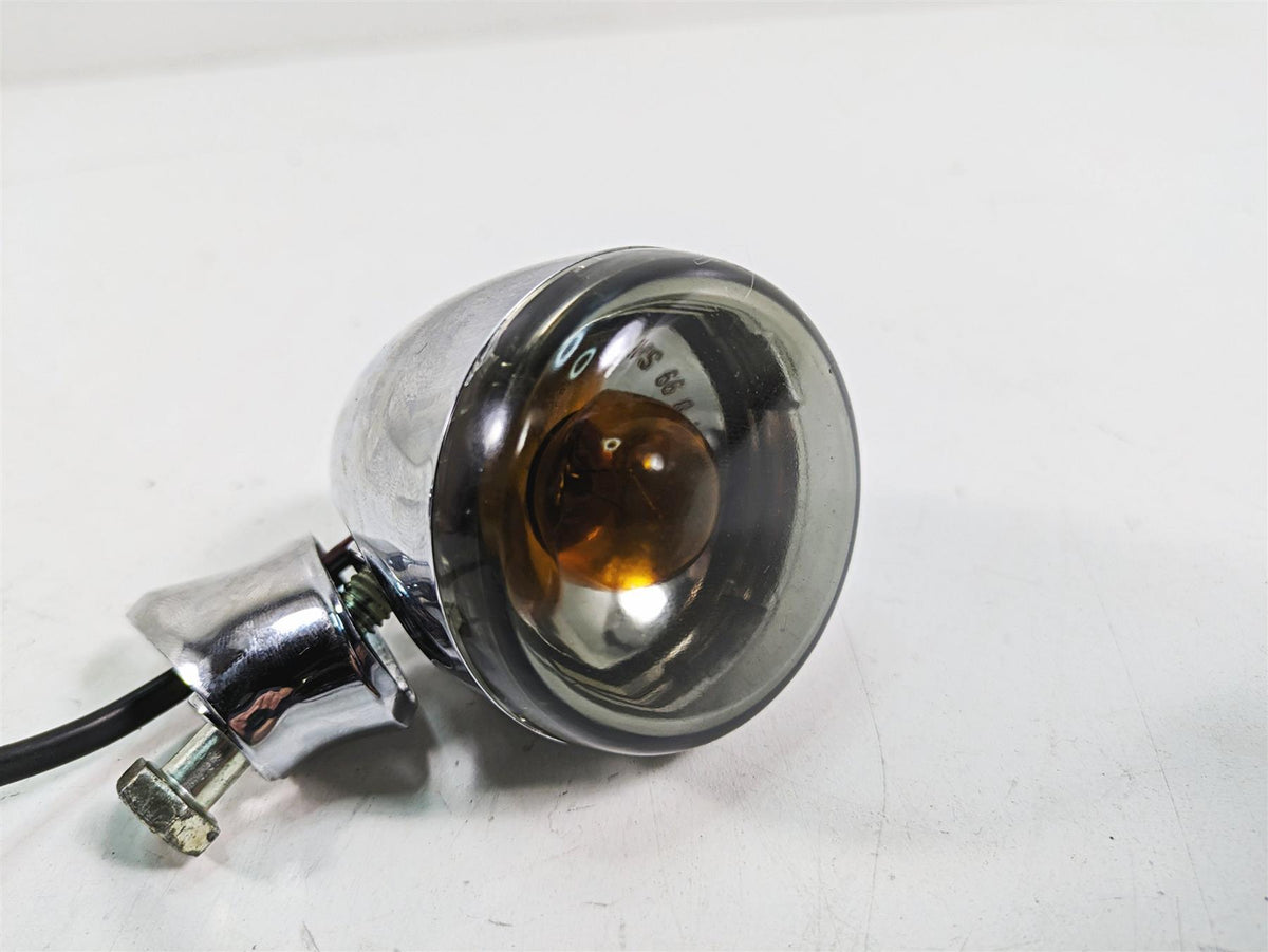 2009 Harley Dyna FXDFSE CVO Fat Bob Rear Smoked Blinker Turn Signal Set 69196-03 {{ shop.shopifyCountryName }} - Mototech271