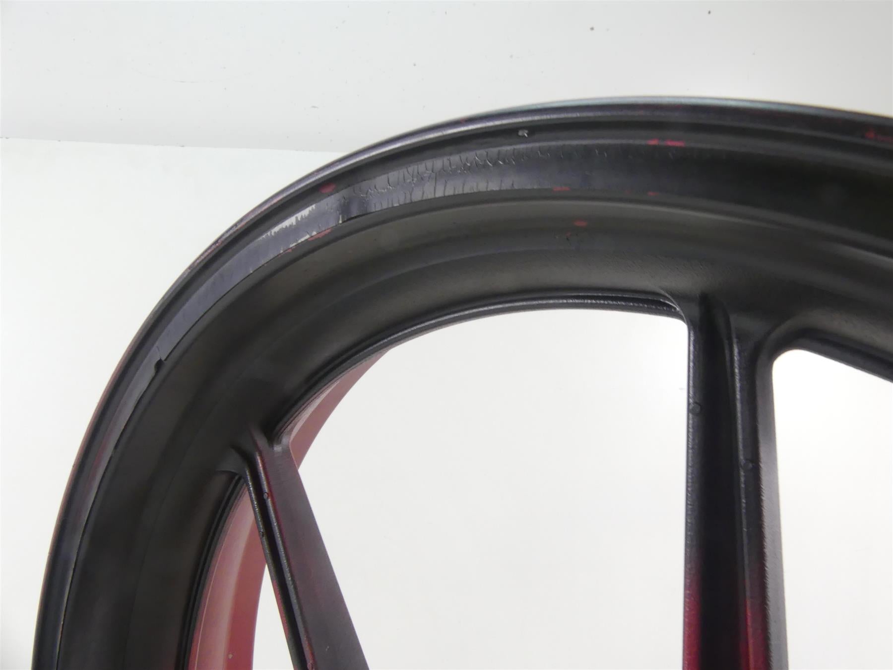 2008 Kawasaki ZX6R ZX6 R Ninja Front Straight Wheel Rim 17x3.5 41073-0129-R2 {{ shop.shopifyCountryName }} - Mototech271