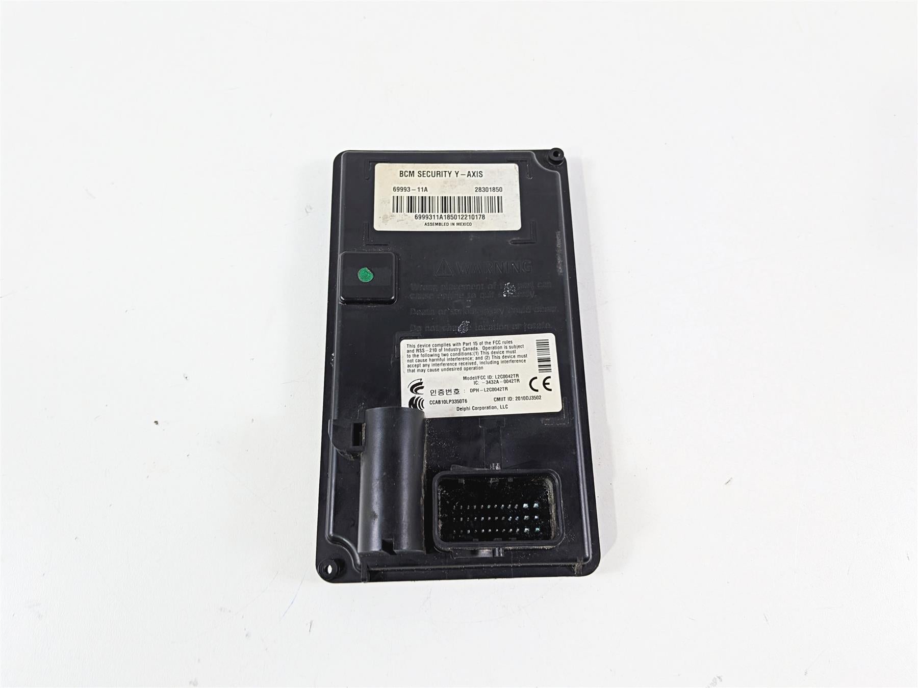 2012 Harley Softail FLSTF Fat Boy Bcm Body Control Module Y-Axis 69993-11A