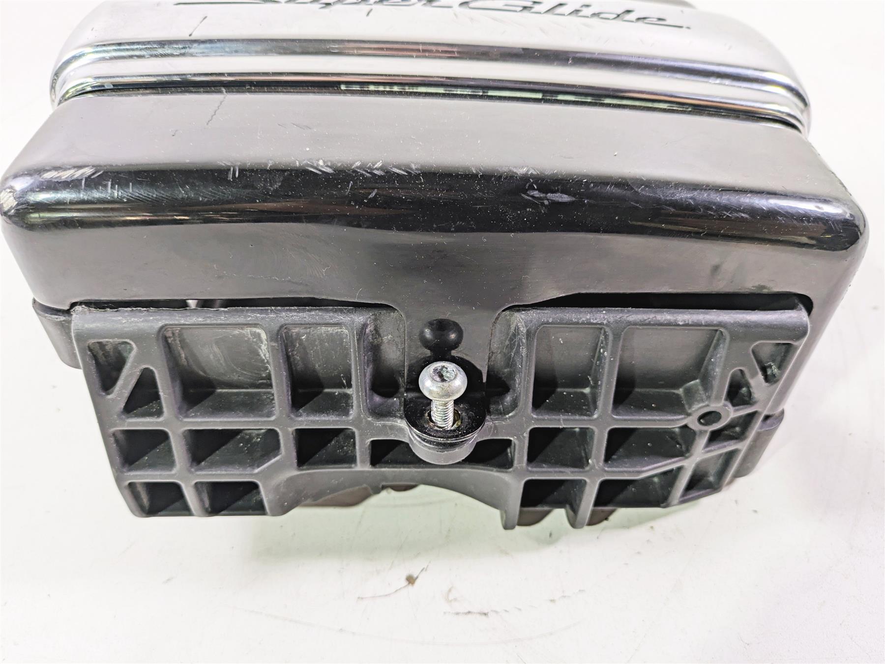 2011 Harley FXDC Dyna Super Glide Right Battery Tray & Cover 70379-06B {{ shop.shopifyCountryName }} - Mototech271