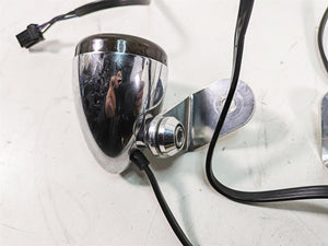 2012 Harley FLD Dyna Switchback Front Led Turn Signal Smoke Blinker Set 68972-00