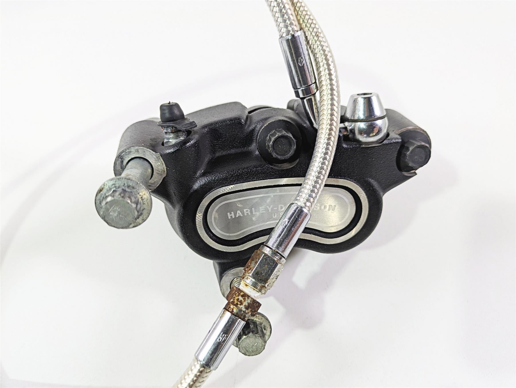 2008 Harley FXCWC Softail Rocker Front Brake Caliper 44046-08 {{ shop.shopifyCountryName }} - Mototech271