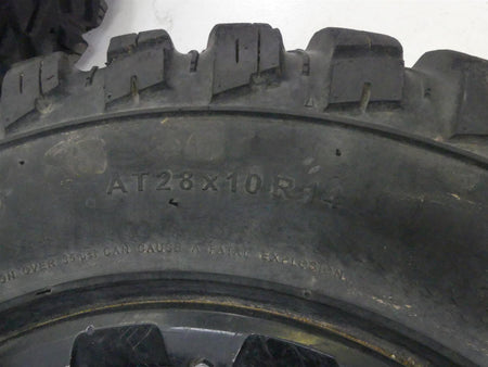 STI HD5 Beadlock Wheel 14x7 + Gbc Kanati Mongrel 28x10-R14 Tire Set 14HB523 {{ shop.shopifyCountryName }} - Mototech271