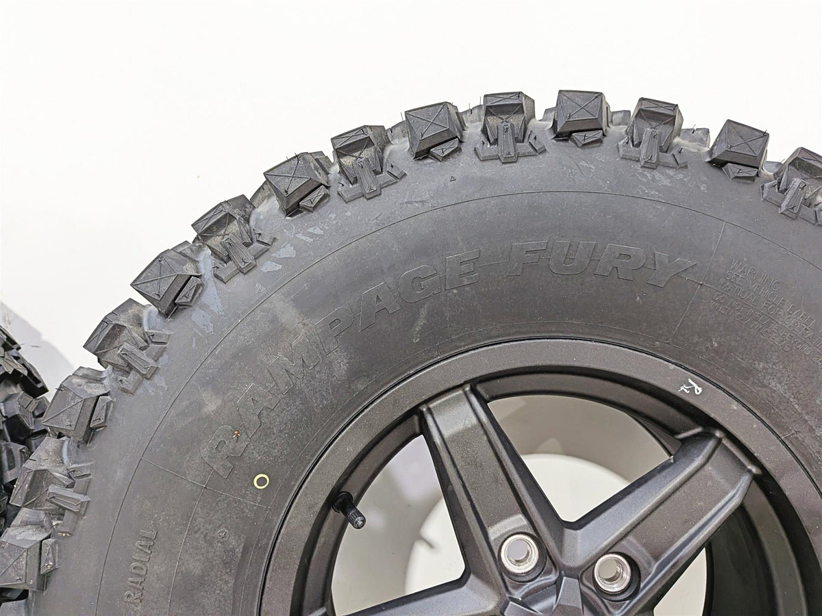 2022 Polaris RZR Turbo R Ultimate Wheel Tire Set Maxxis Rampage Fury 32x10R15 1525087 15x7-Mototech271