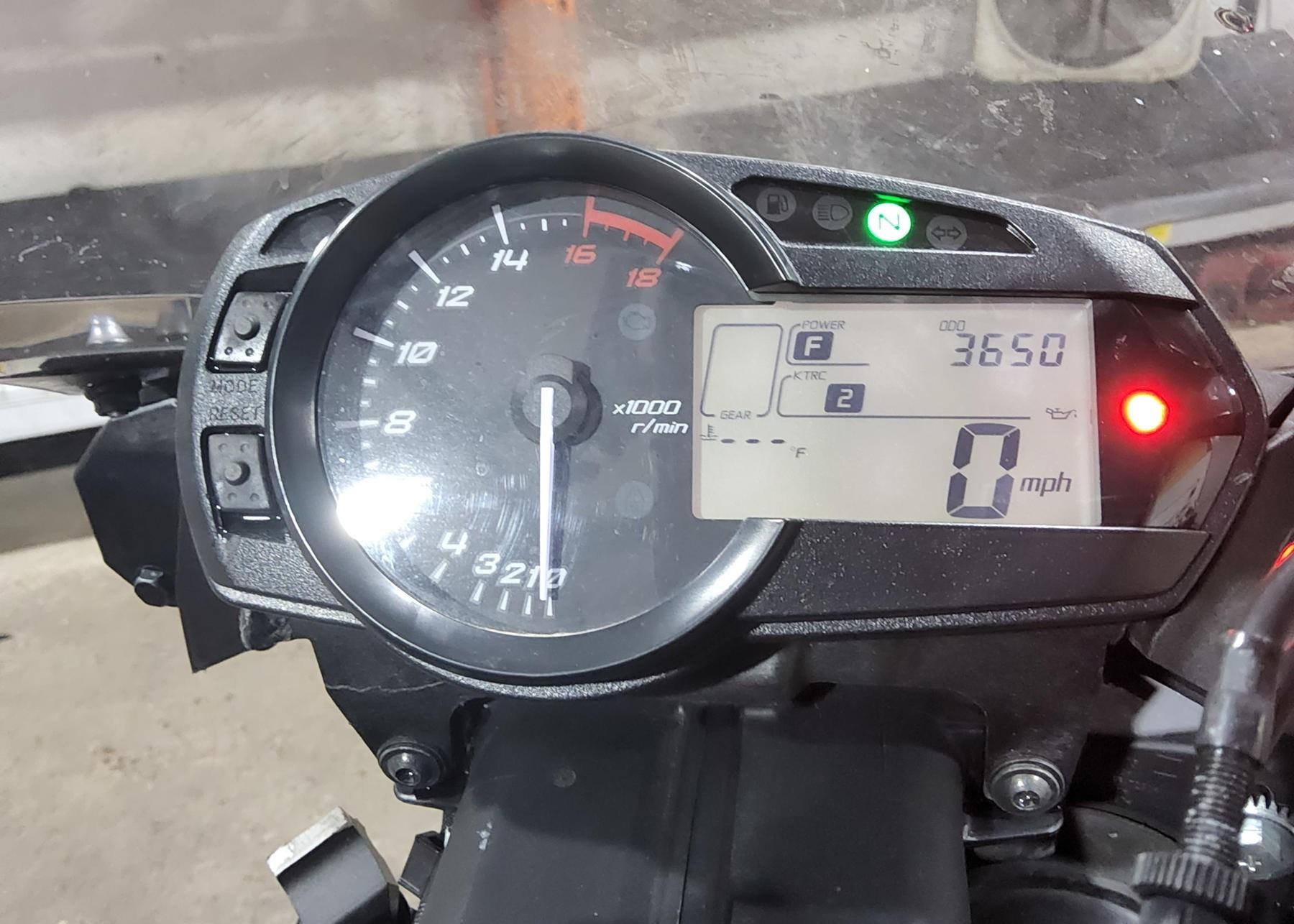 円卓　13 2013 Kawasaki ZX636 ZX6R Ninja Speedometer Gauge Instrument - 3k