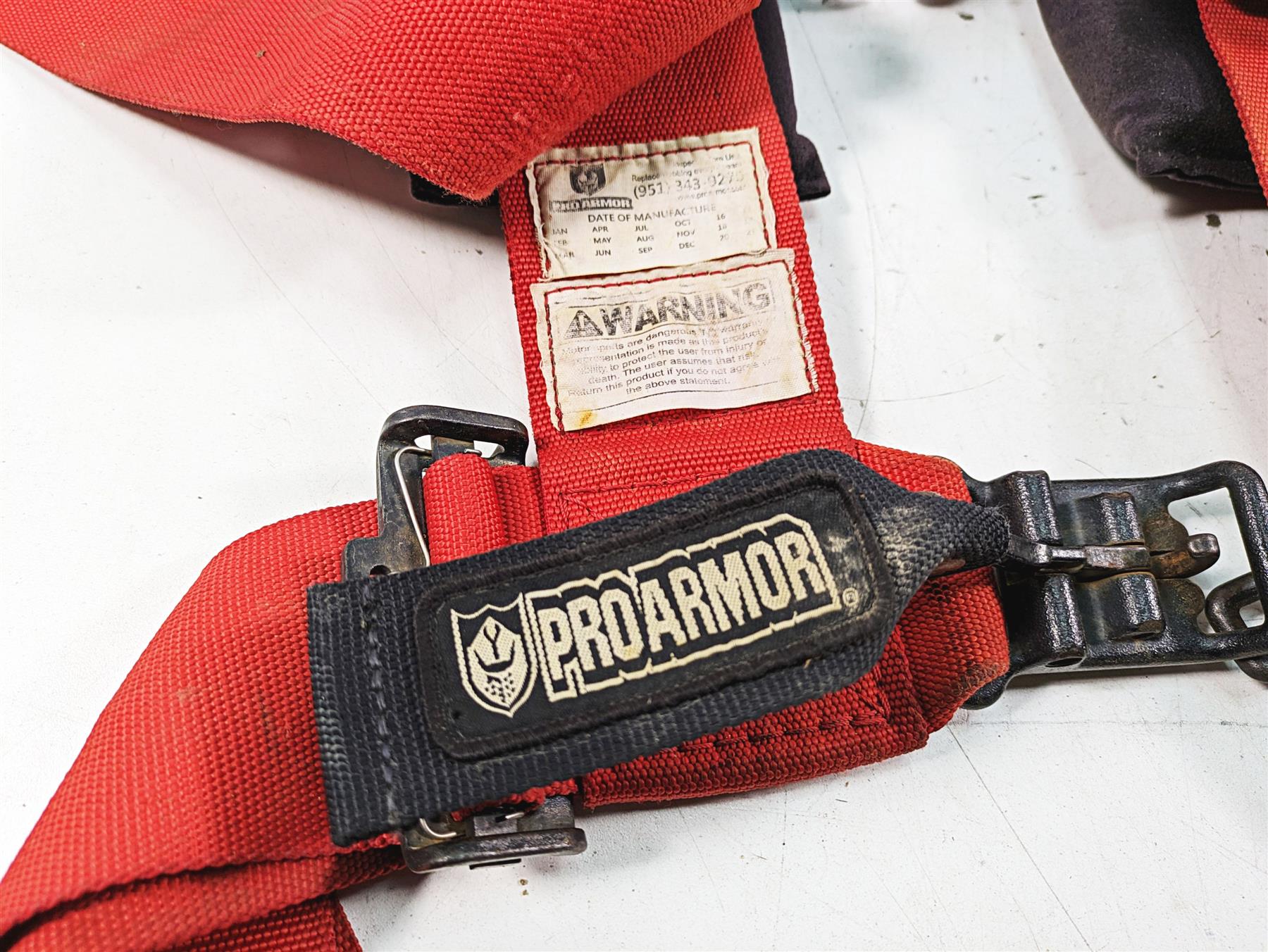 2019 Polaris RZR XP 1000 EPS ProArmor 4-Point 2" Harness Seat Belt Set A114220RD {{ shop.shopifyCountryName }} - Mototech271