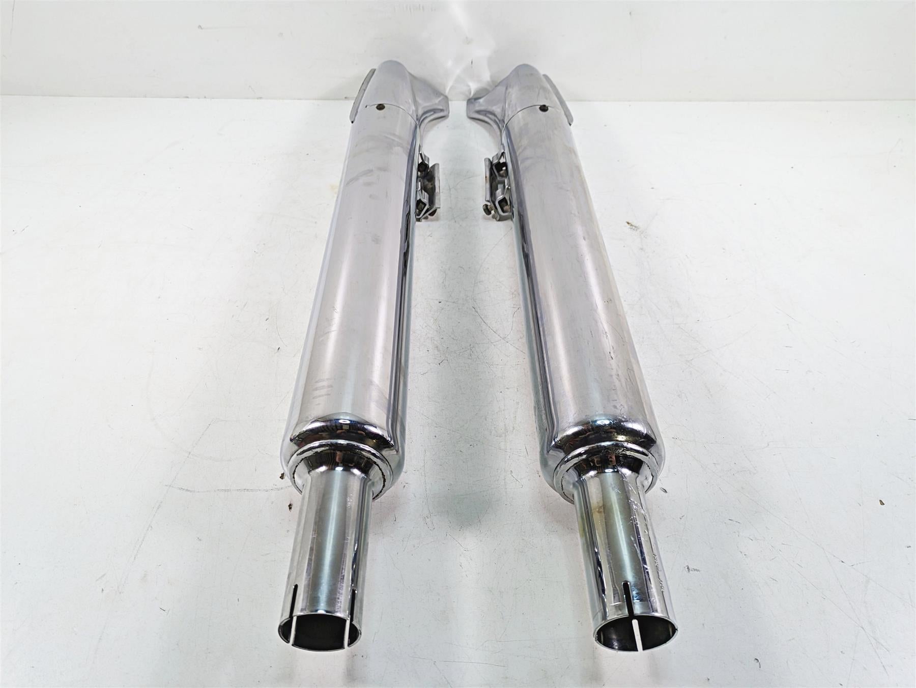 1999 Harley Touring FLHTC Electra Glide Kerker Fishtail Slip On Pipes 027-7583 {{ shop.shopifyCountryName }} - Mototech271