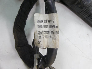 2009 Harley FXDF Dyna Fat Bob Main Wiring Harness Cable Loom - No Cuts 69603-08