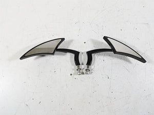 2015 Harley Touring FLHXS Street Glide Black Blade Rear View Mirror Set