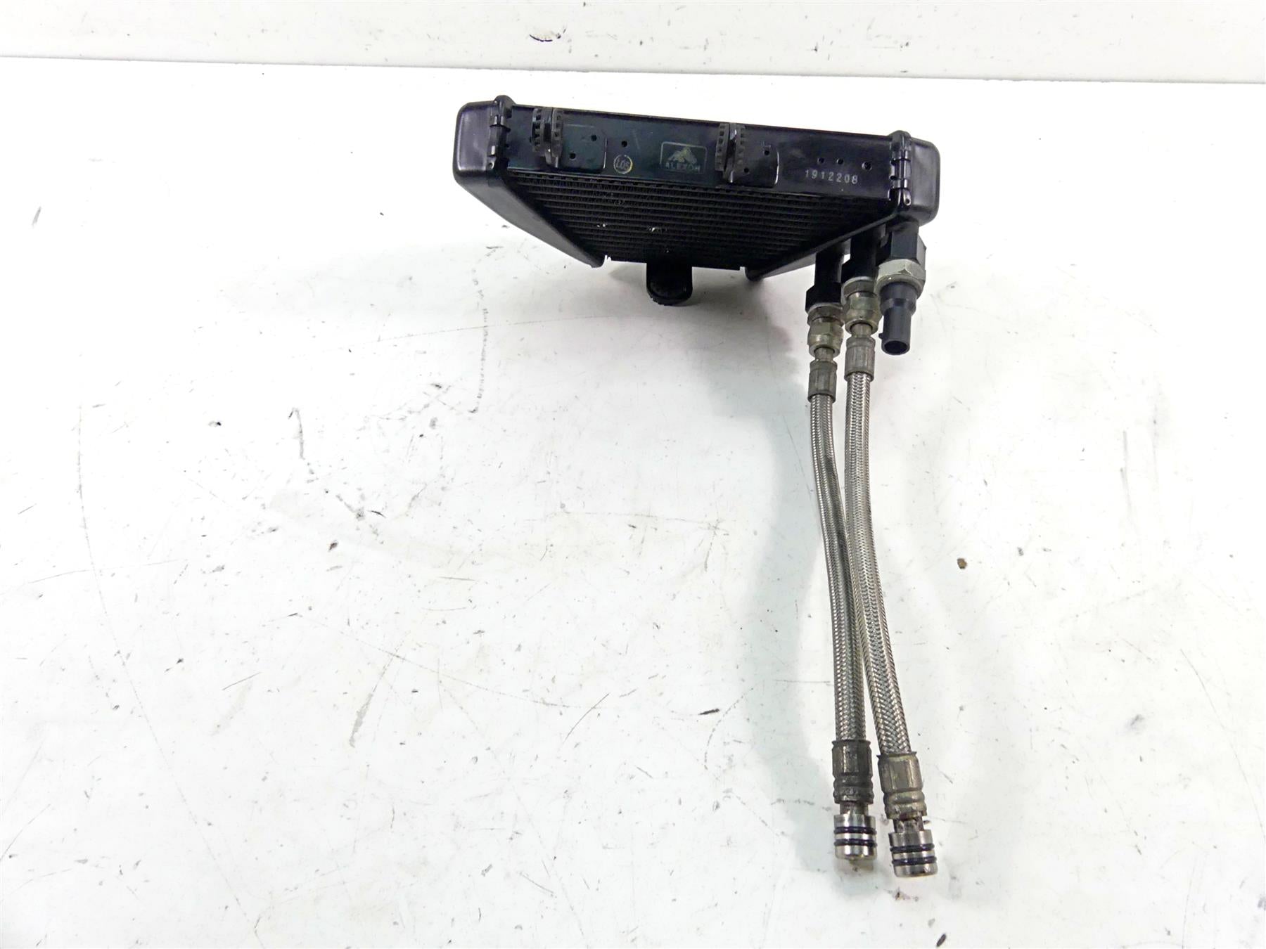 2013 Ducati Diavel Red Oil Cooler Radiator & Lines Set 54840941C {{ shop.shopifyCountryName }} - Mototech271