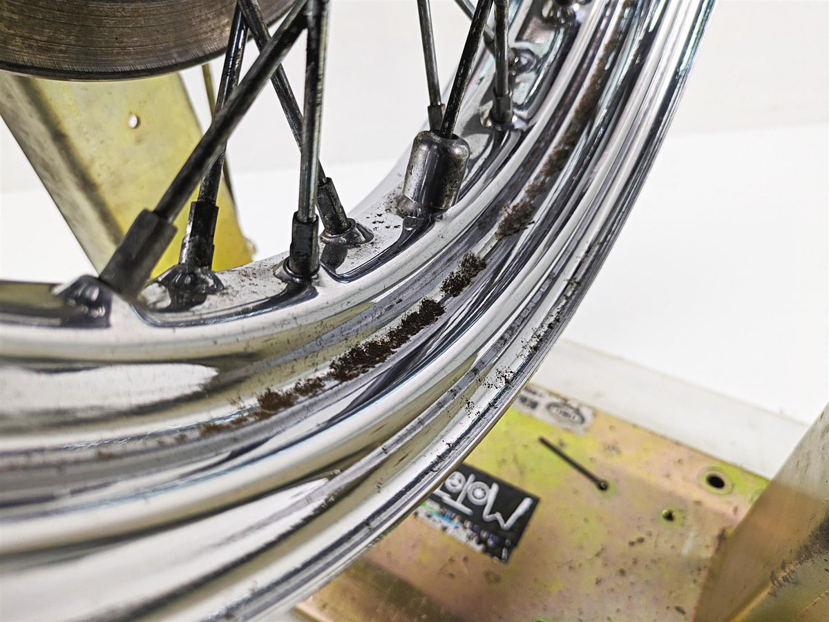 1986 Harley Sportster XLH 883 Straight 16x3 Spoke Rear Wheel Rim 40975-86 {{ shop.shopifyCountryName }} - Mototech271