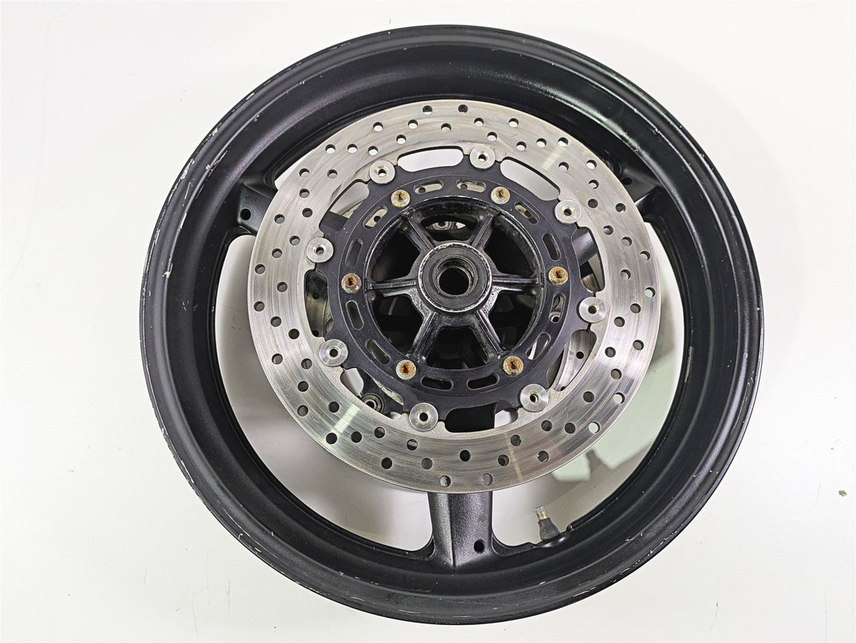 2002 Yamaha YZFR1 R1 Straight 17x3.5 Front Wheel Rim 5PW-25168-00-33 {{ shop.shopifyCountryName }} - Mototech271