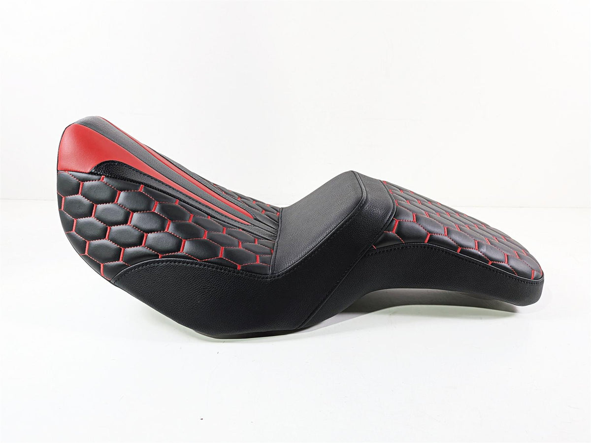 2008 Harley FXDSE CVO Dyna C.C. Rider Red Step Up Seat Saddle S11-Mototech271
