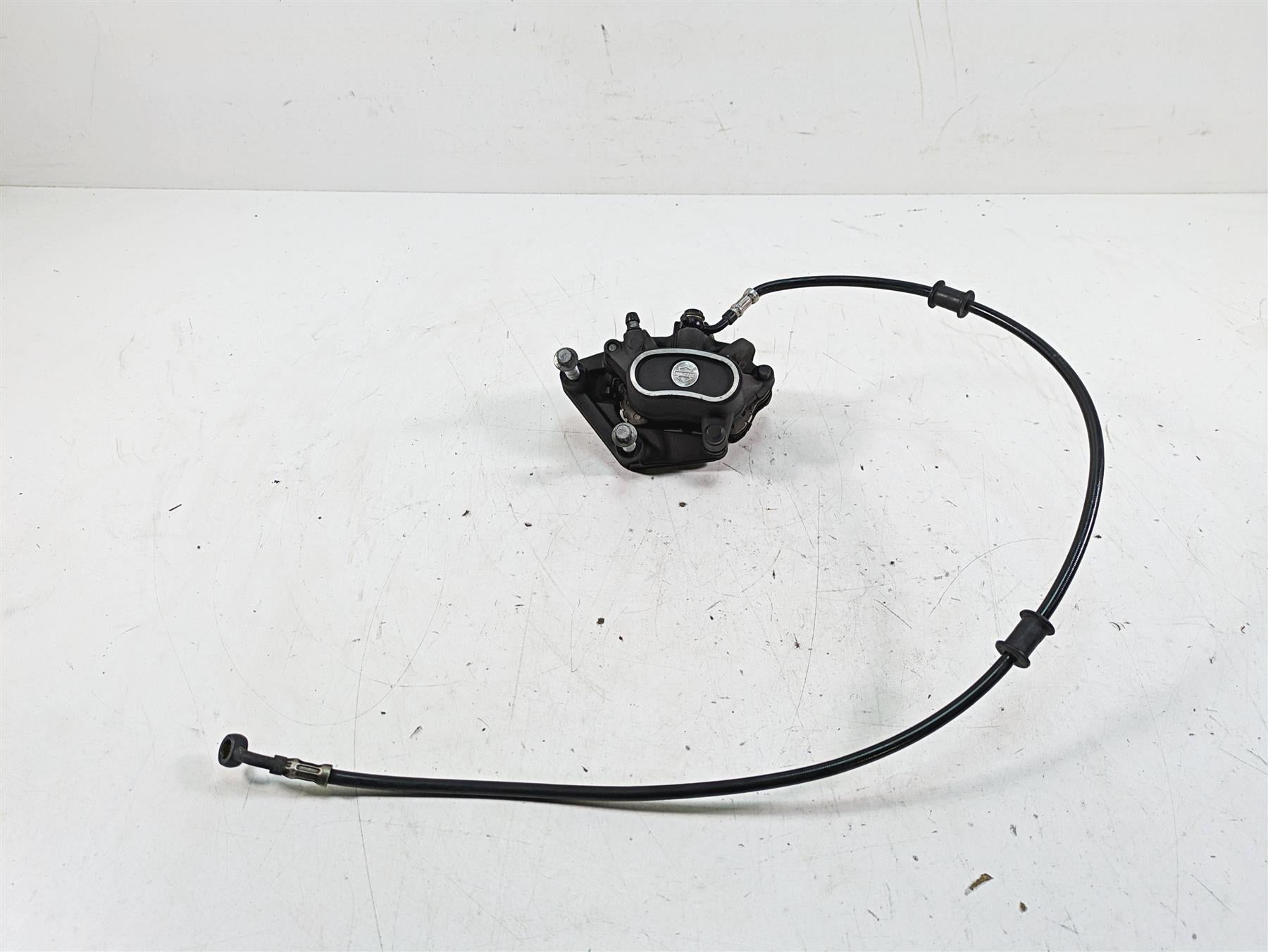 2019 Harley XL883N Sportster Iron Nice Front Brake Caliper & Line 41300010 {{ shop.shopifyCountryName }} - Mototech271
