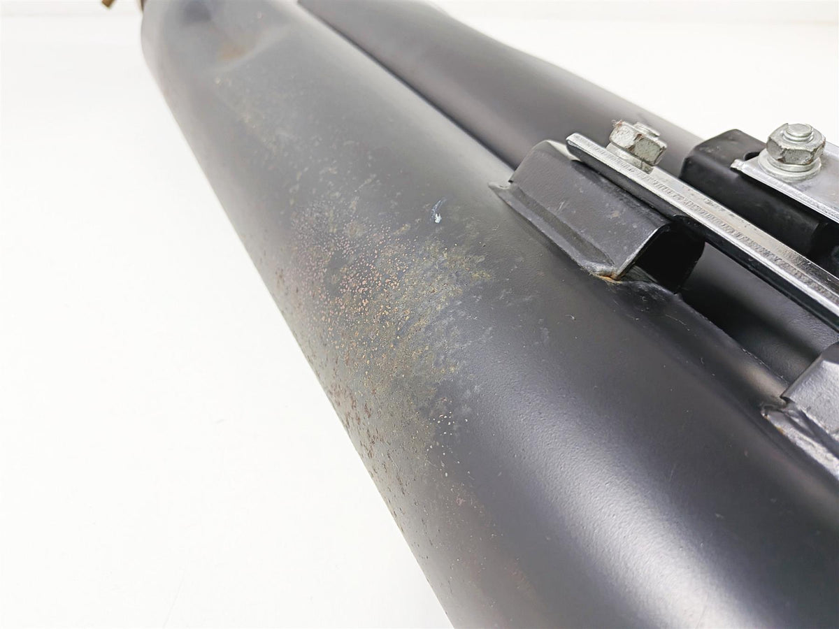 2018 Harley Touring FLHTCU Electra Glide Sharkroad Black 4" Slip On Muffler Pipes-Mototech271