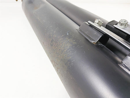2018 Harley Touring FLHTCU Electra Glide Sharkroad Black 4" Slip On Muffler Pipes-Mototech271
