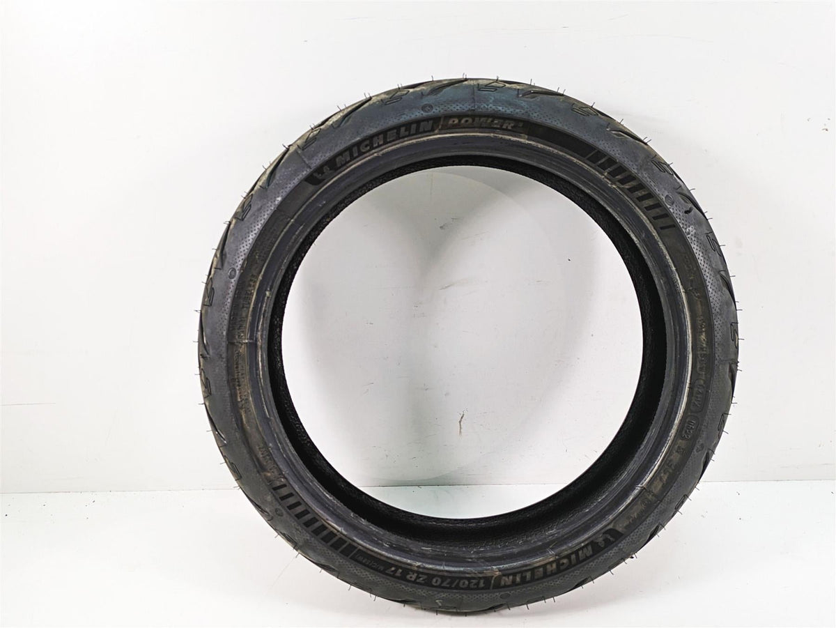 Used Motorcycle Front Tire Michelin Power 5 120/70 ZR17 064441 {{ shop.shopifyCountryName }} - Mototech271