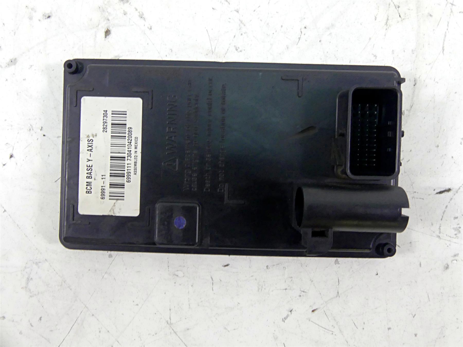 2011 Harley Softail FLSTF Fat Boy Bcm Body Control Module Y-Axis 69991 ...